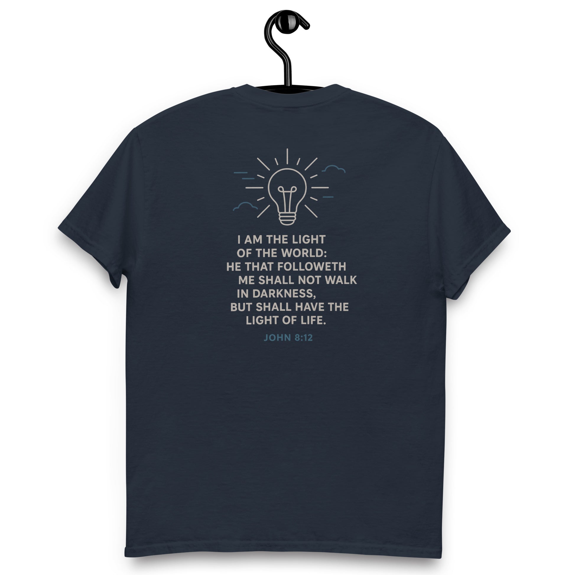 Gospel of John 8:12 - Unisex classic tee - RKM Inspiration  - 48928736