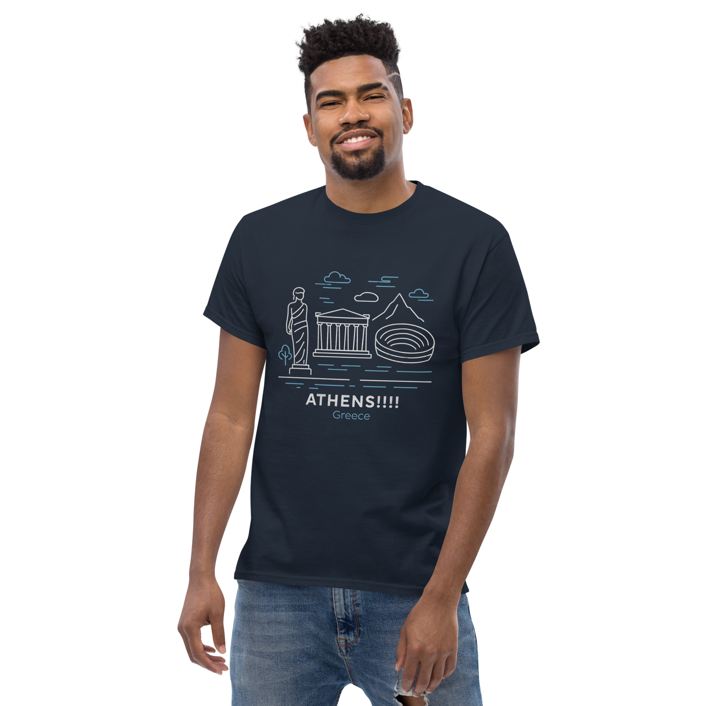 Athens - Unisex classic tee with print -RKM Inspiration - 74242128