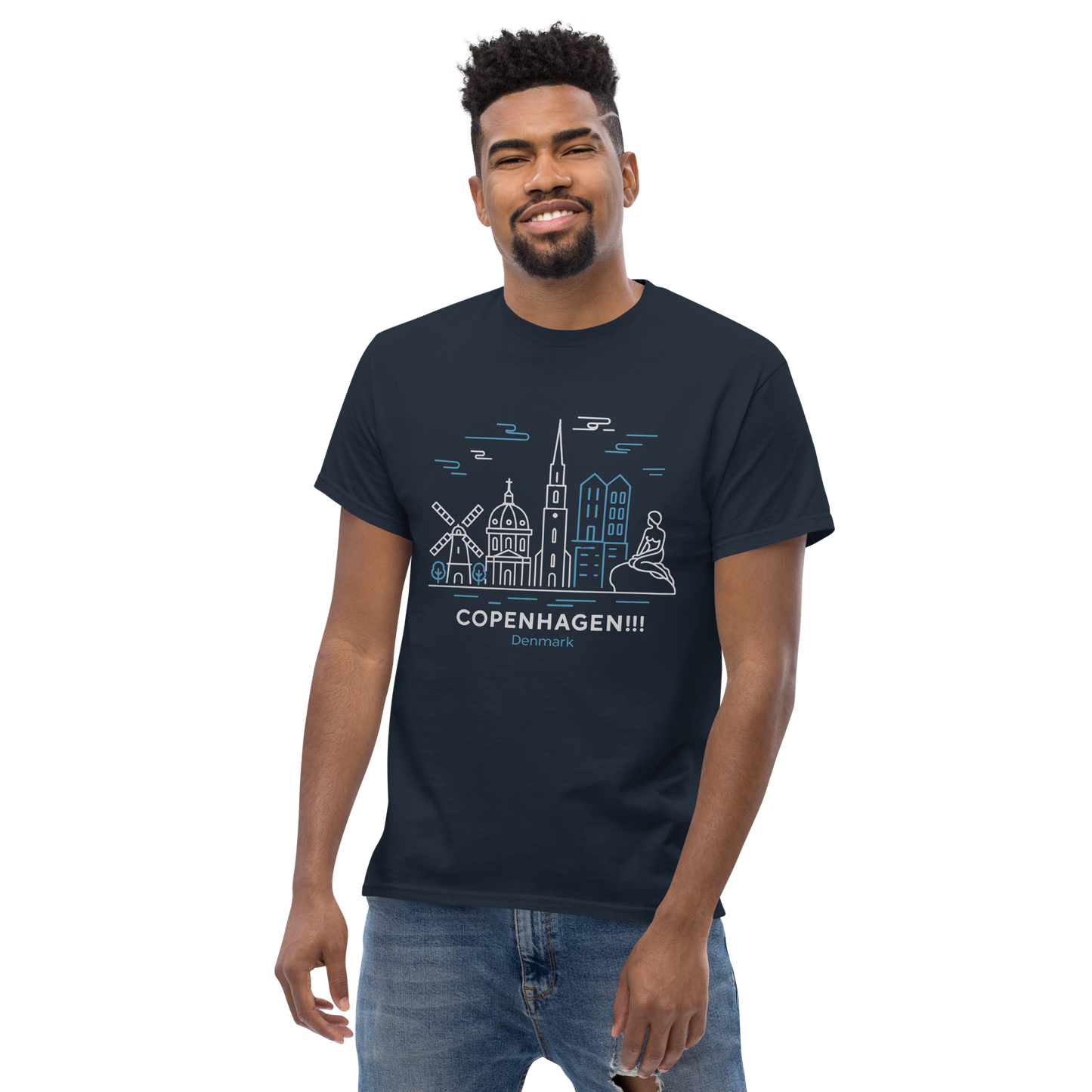 Copenhagen - Unisex classic tee with print -RKM Inspiration - 2140738