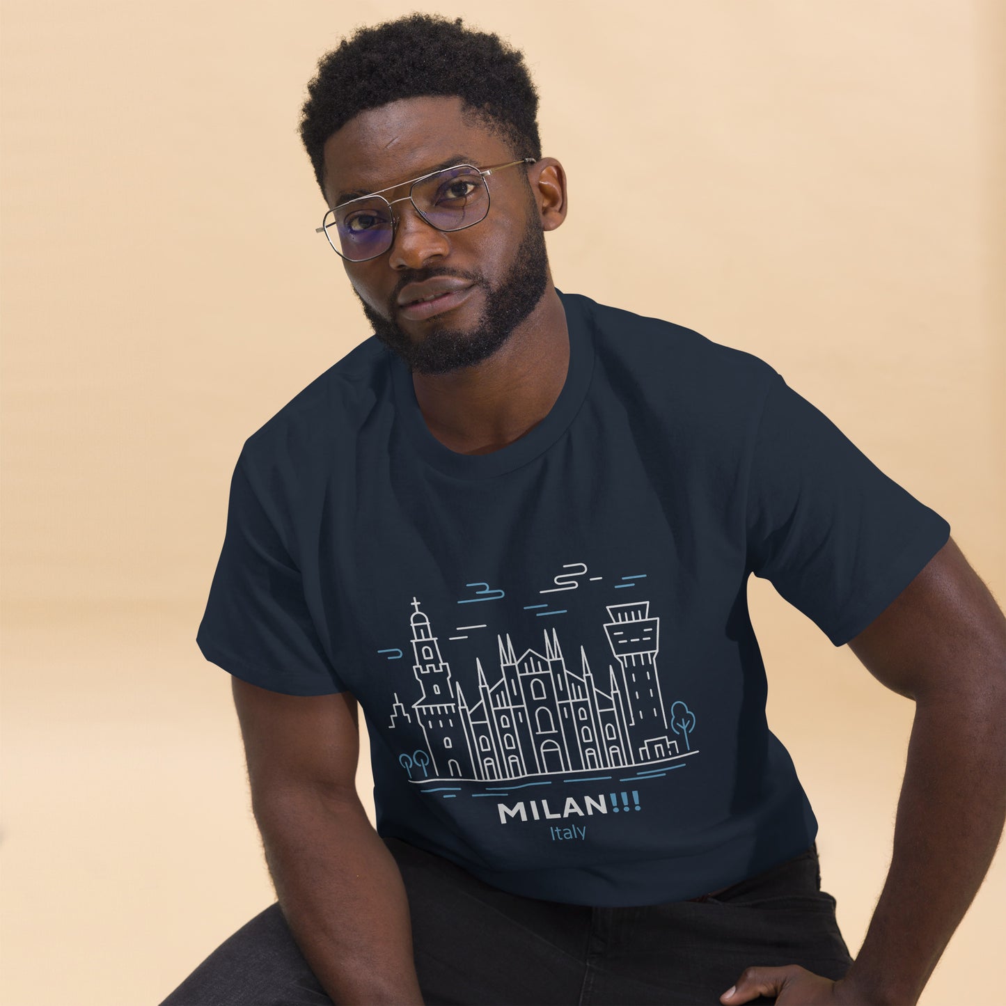 Milan - Unisex classic tee with print -RKM Inspiration - 64911255