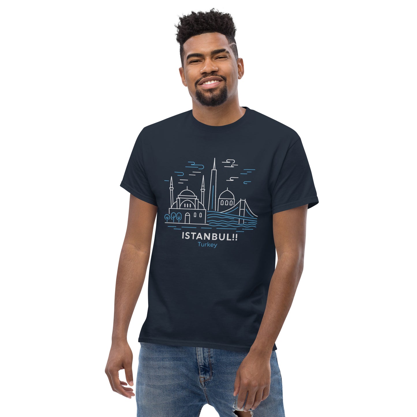 Istanbul - Unisex classic tee with print -RKM Inspiration - 48513107