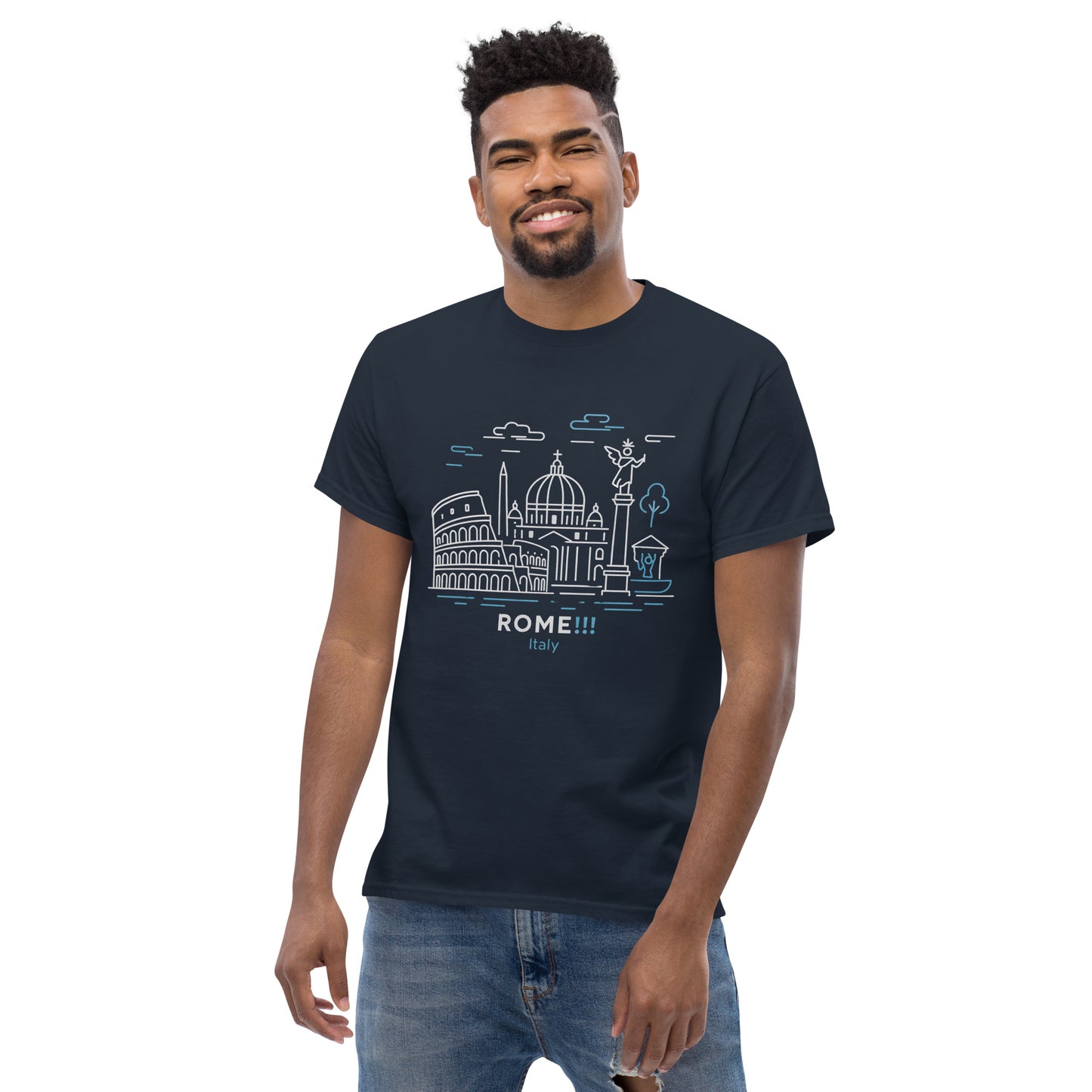Rome Unisex Classic Tee - Stylish & Comfortable 100% Cotton Shirt -RKM Inspiration - 35509151