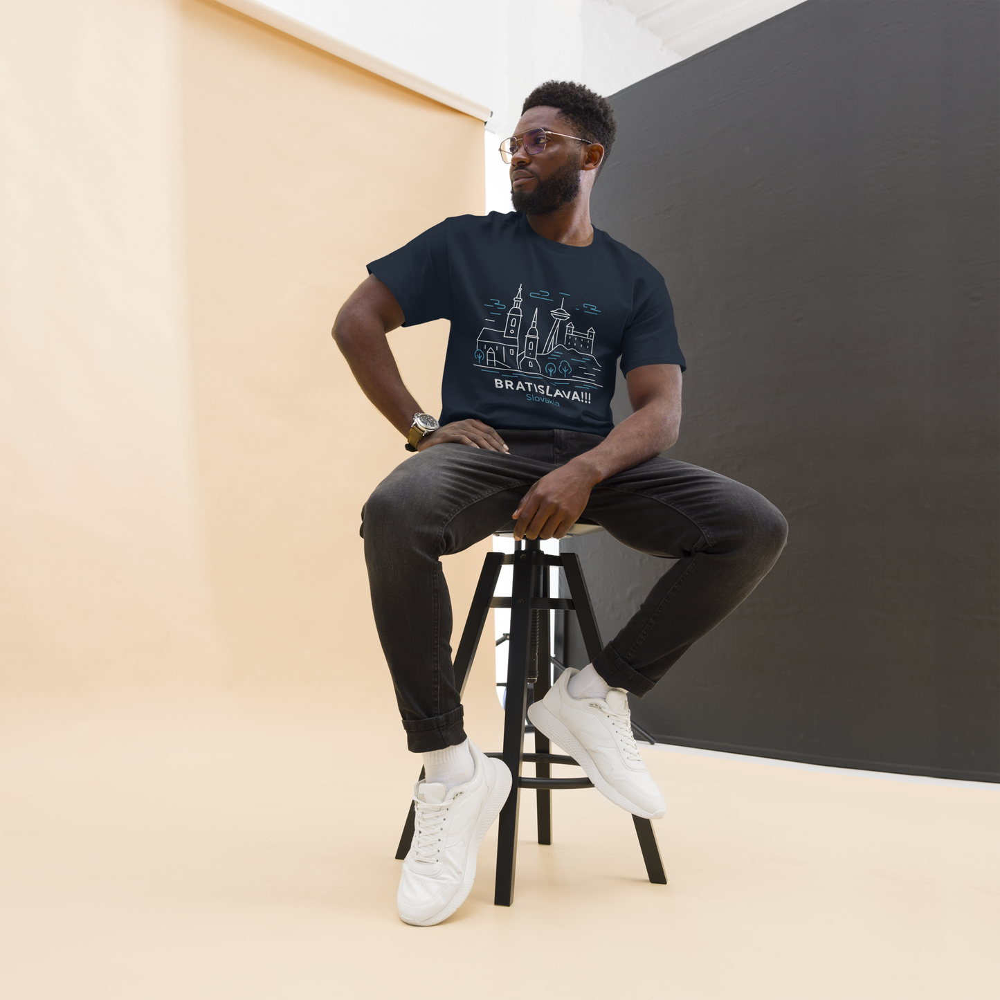 Bratislava - Unisex classic tee with print -RKM Inspiration - 39982505