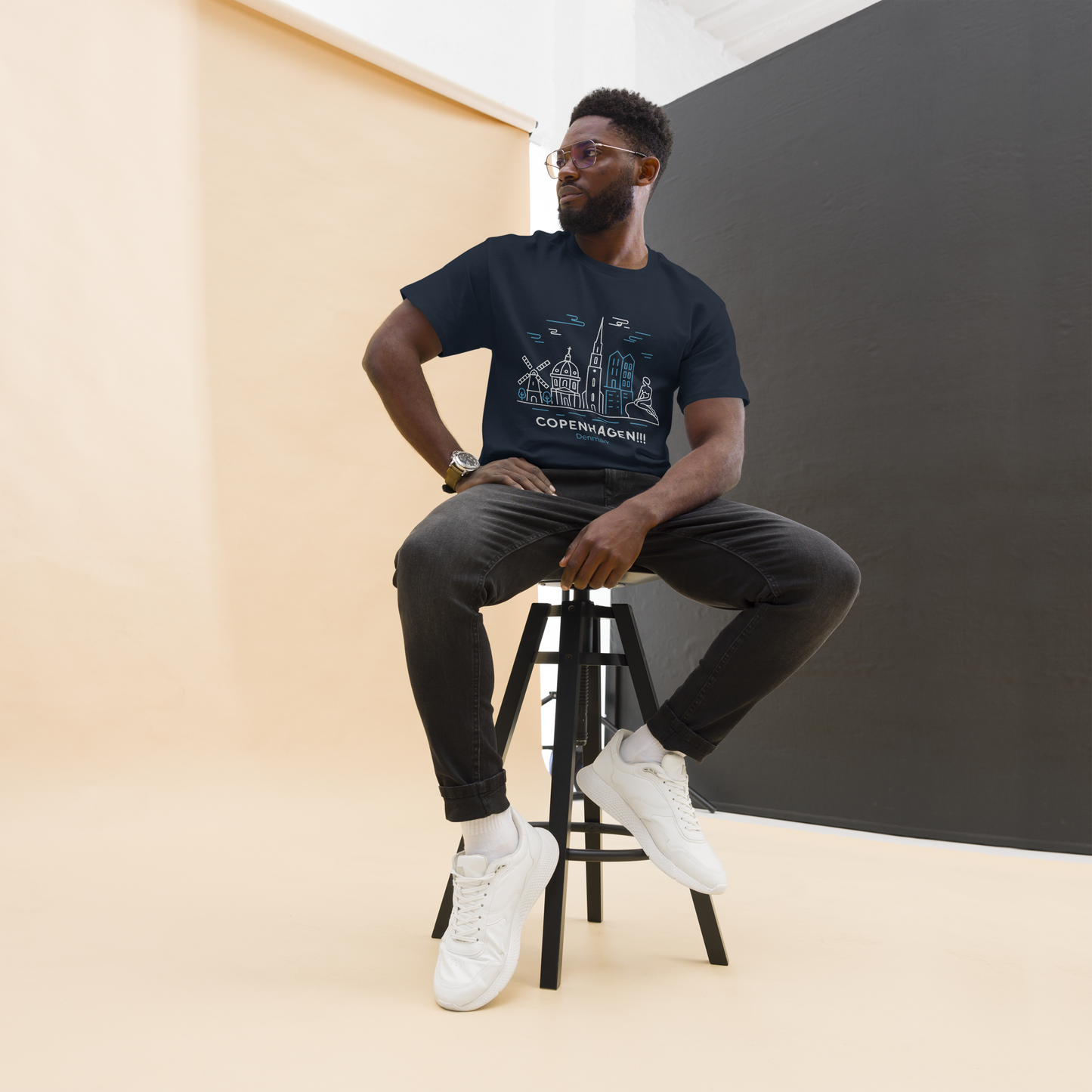 Copenhagen - Unisex classic tee with print -RKM Inspiration - 7572166