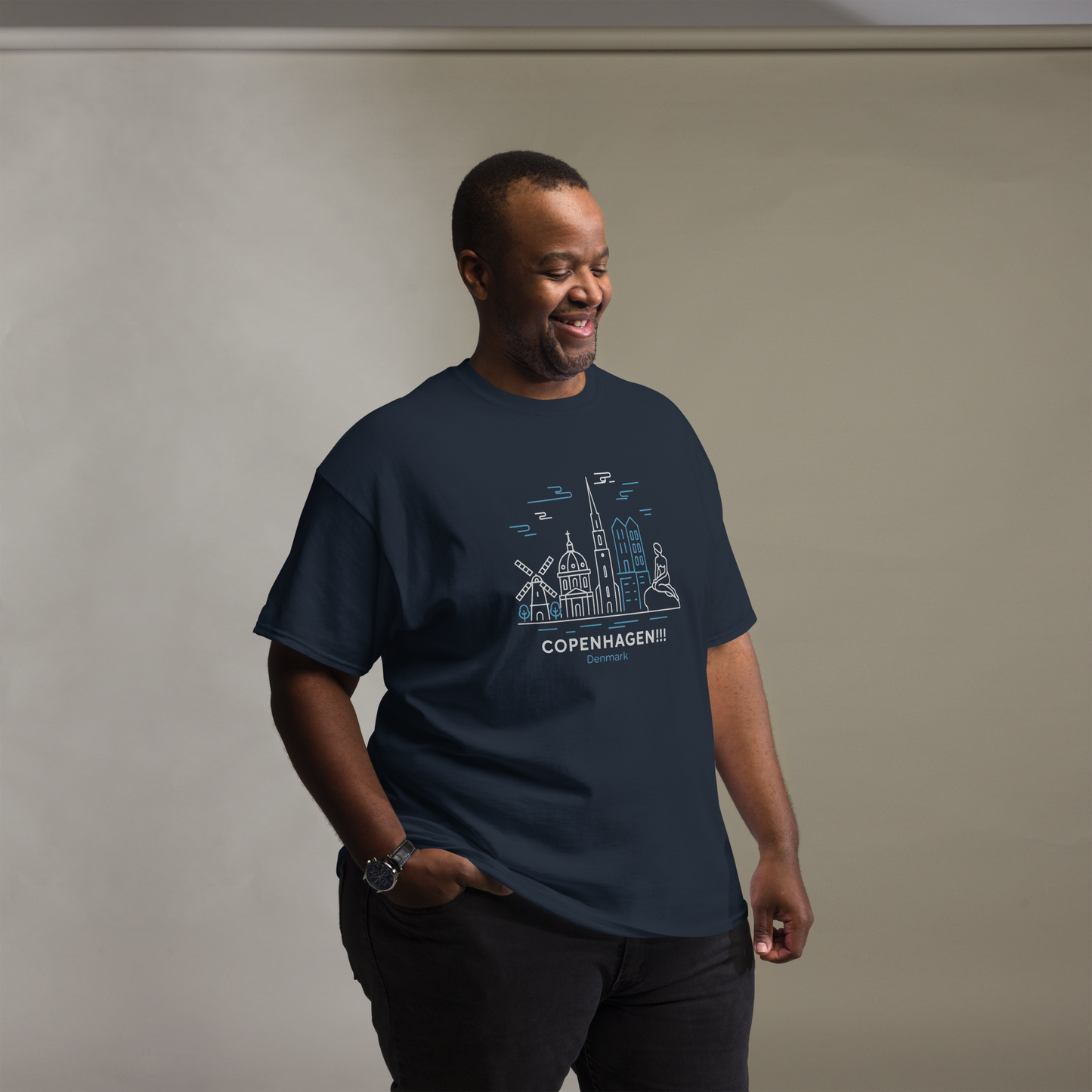 Copenhagen - Unisex classic tee with print -RKM Inspiration - 59626939