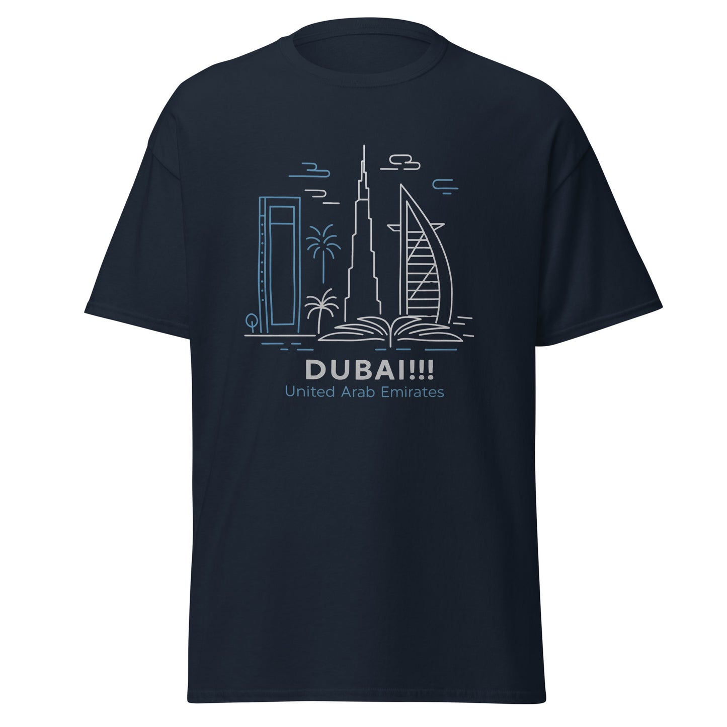 Dubai - Unisex classic tee with print -RKM Inspiration - 98971460