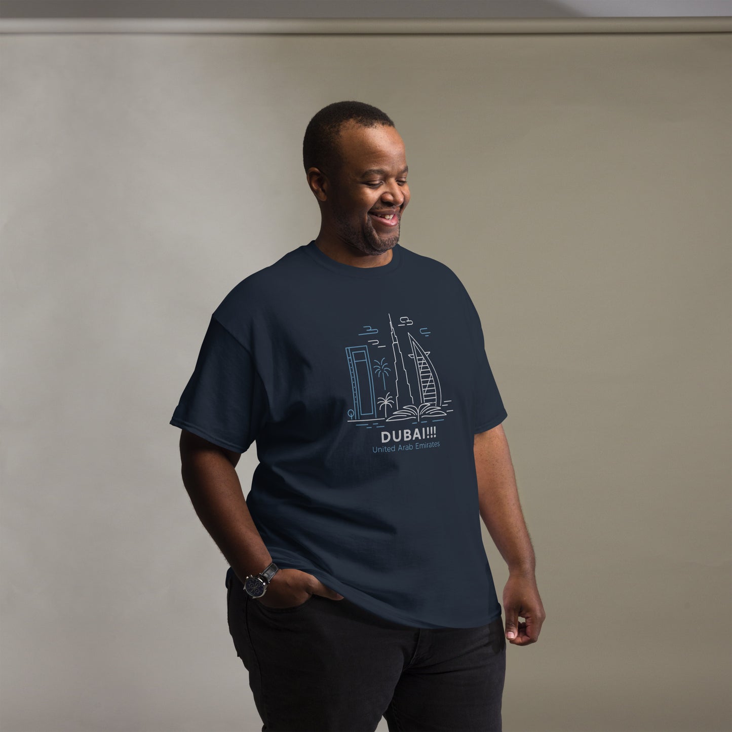 Dubai - Unisex classic tee with print -RKM Inspiration - 63449952