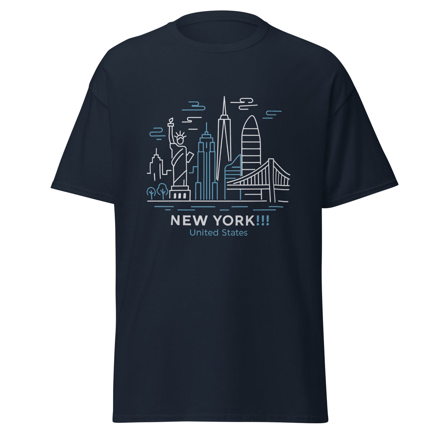 New York - Unisex classic tee with print -RKM Inspiration - 13250181