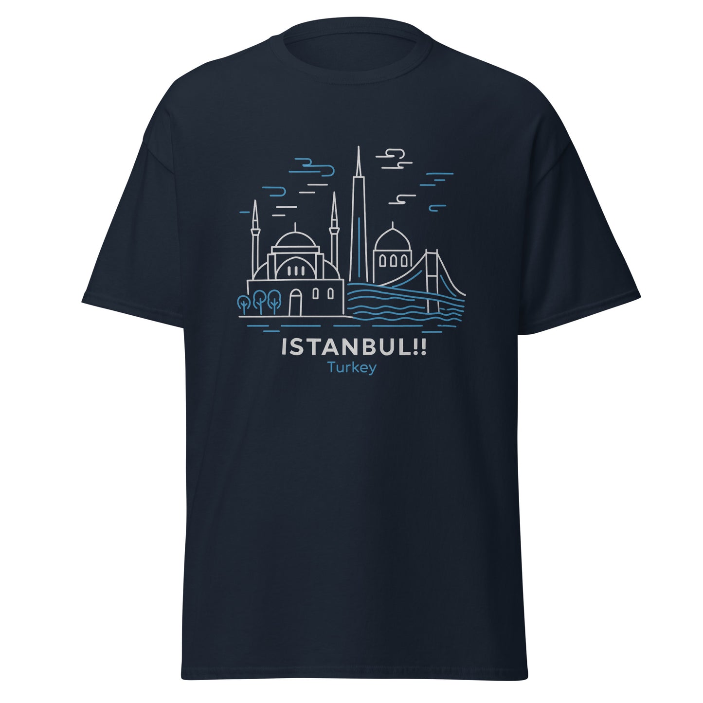 Istanbul - Unisex classic tee with print -RKM Inspiration - 34696527