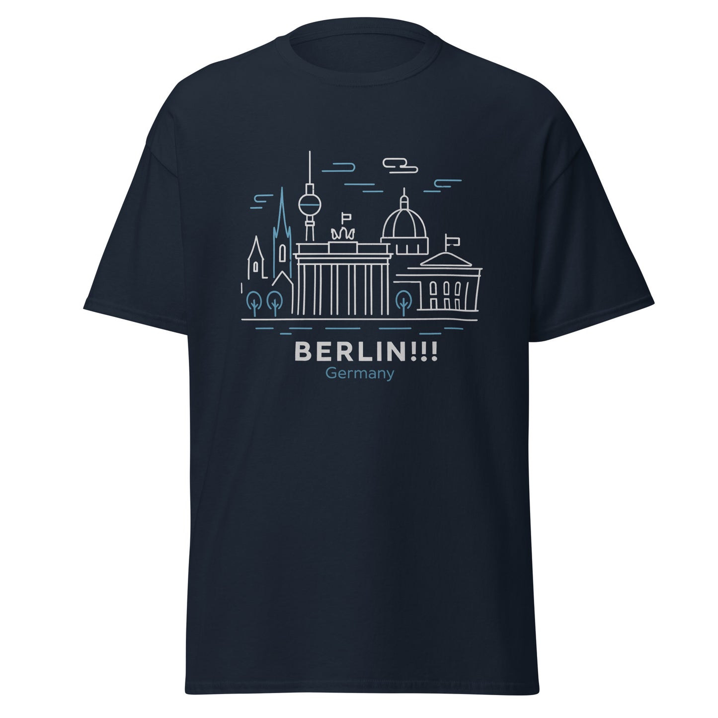 Berlin - Unisex classic tee with print -RKM Inspiration - 74109159