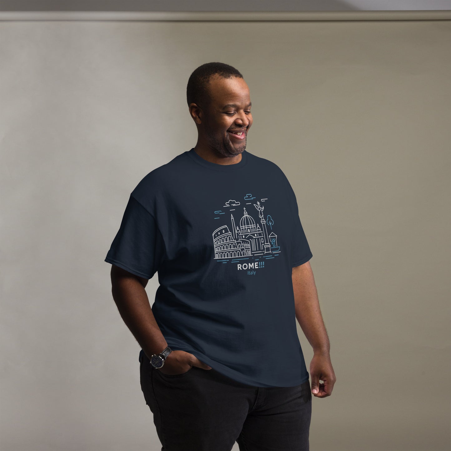 Rome Unisex Classic Tee - Stylish & Comfortable 100% Cotton Shirt -RKM Inspiration - 67366190