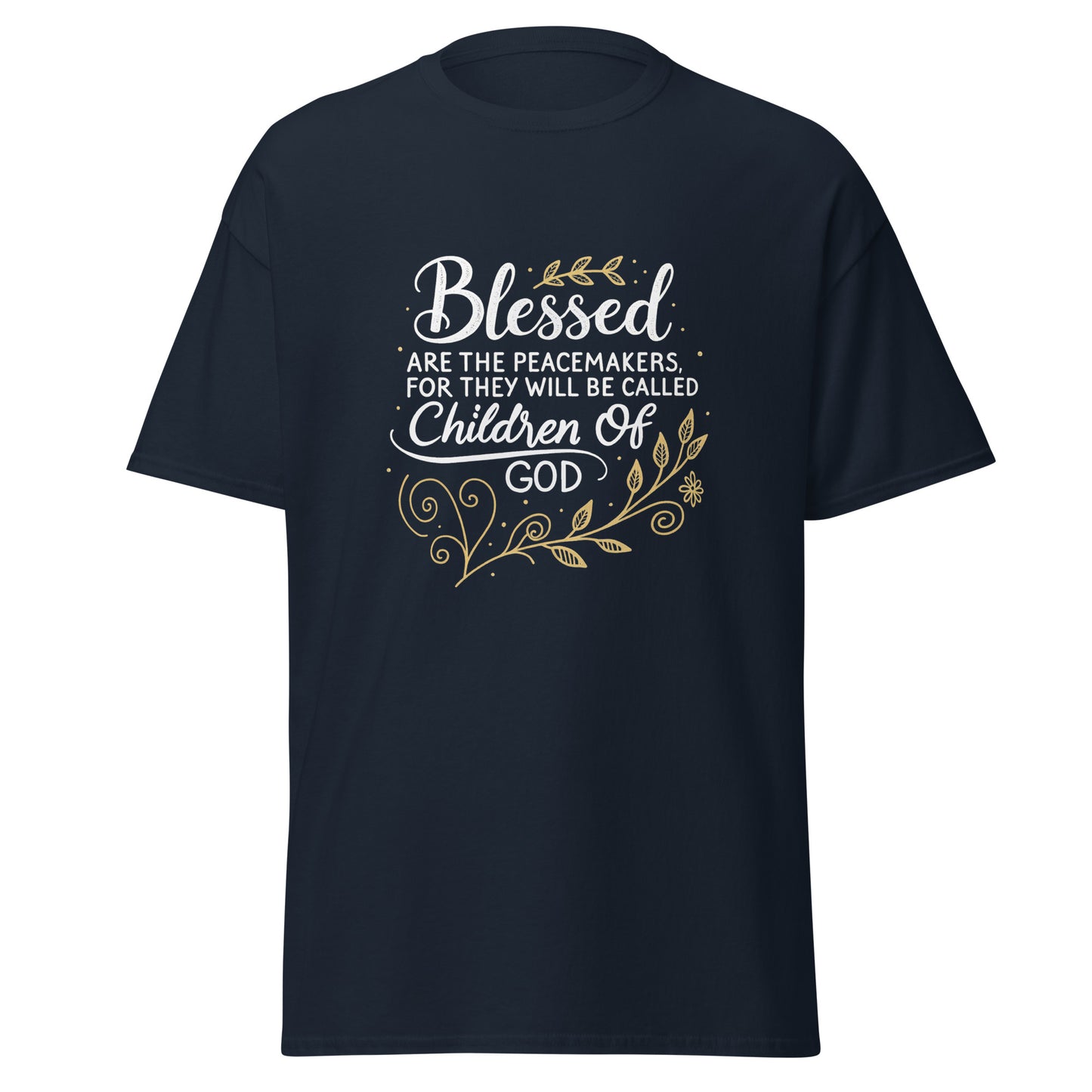 Christian Inspirational T-Shirt - Blessed are The Peacemakers -RKM Inspiration - 20894880
