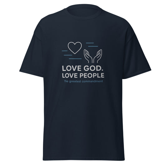 Love GOD Love People - Unisex classic tee - RKM Inspiration - 75676037
