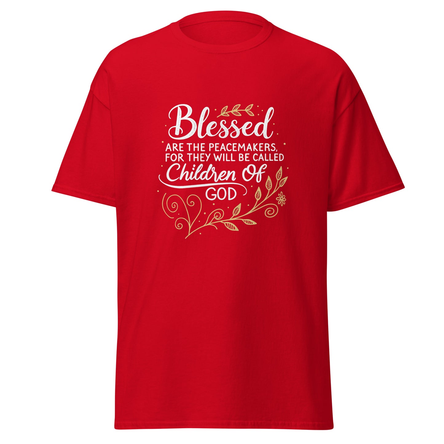 Christian Inspirational T-Shirt - Blessed are The Peacemakers -RKM Inspiration - 30340700
