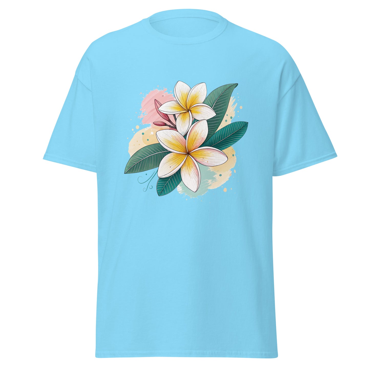 Frangipani - Unisex classic tee with print -RKM Inspiration - 27261691
