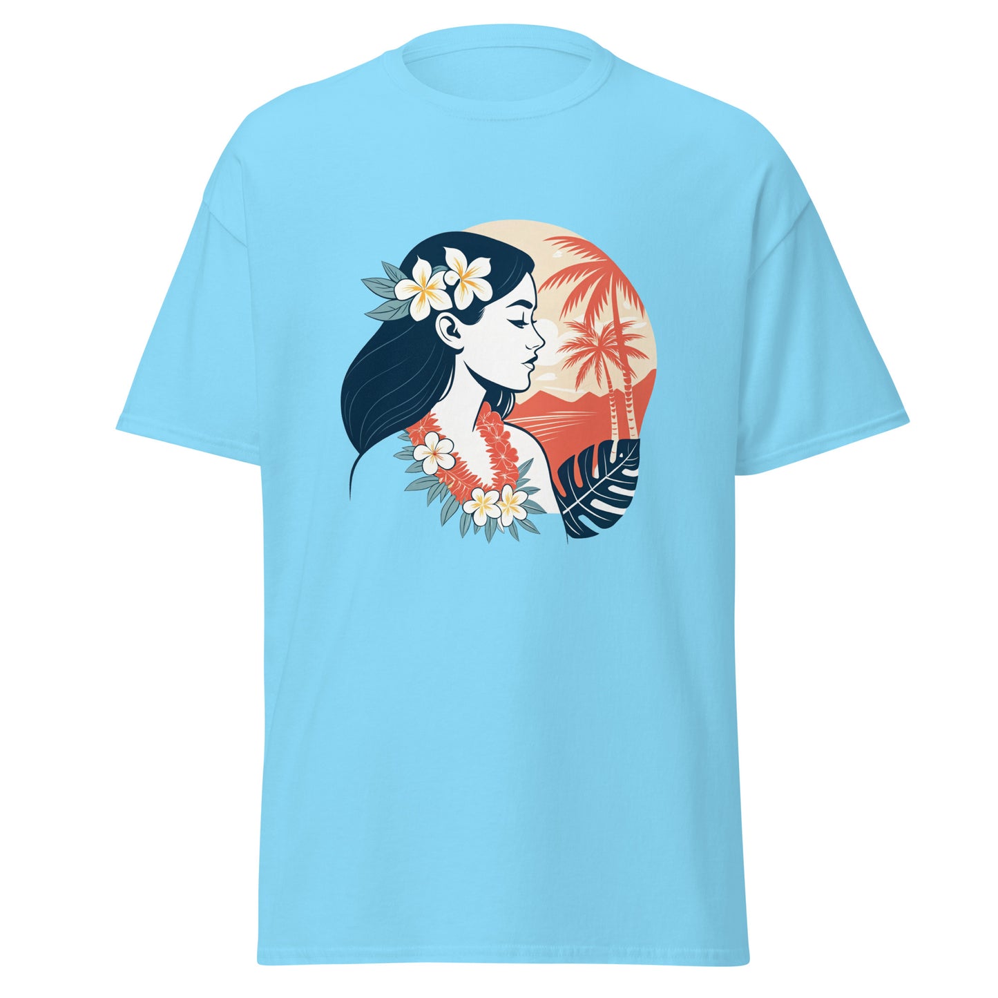 Tahiti Lady - Unisex classic tee with print -RKM Inspiration - 78053446