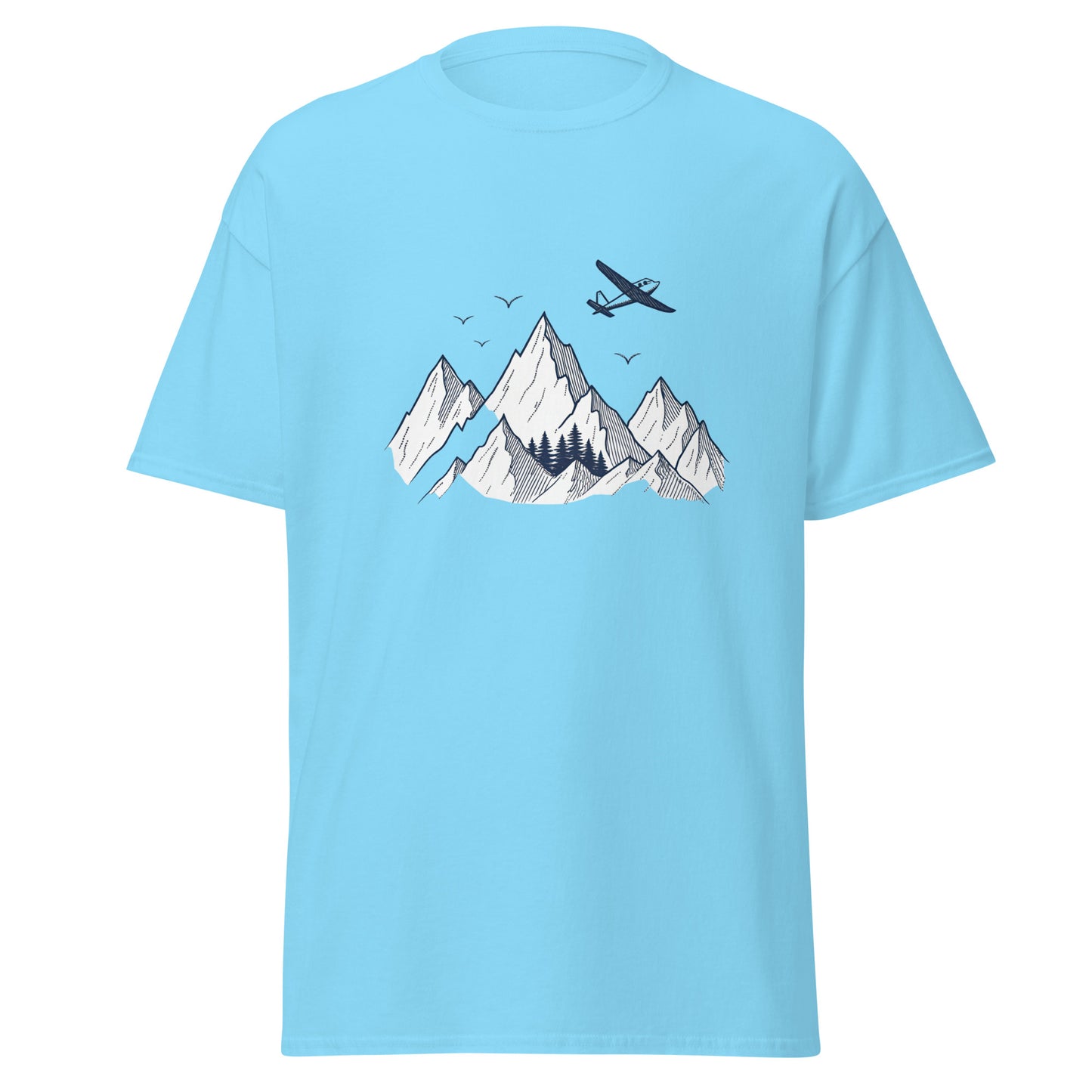 Mountain Peaks - Unisex classic tee with print -RKM Inspiration - 98158841