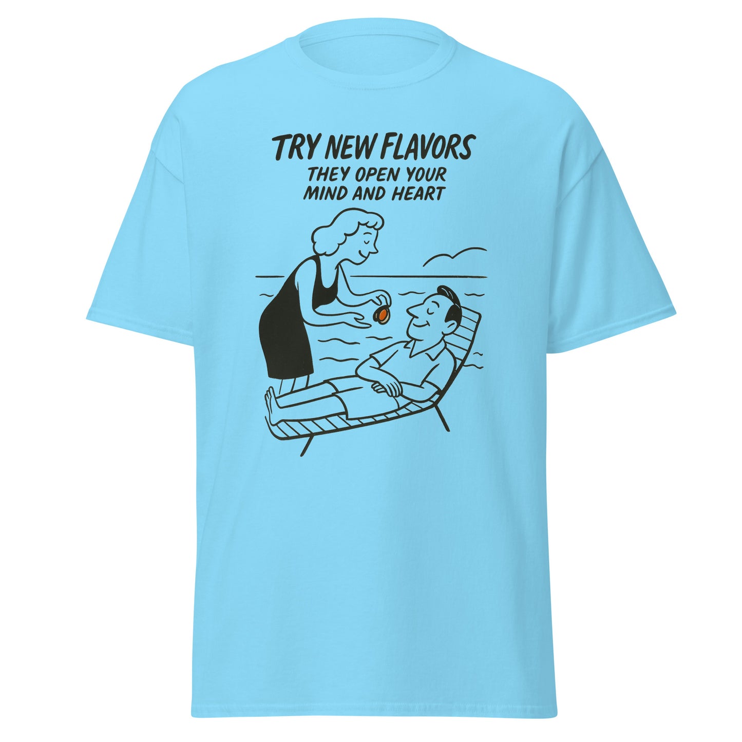 Try New Flavors - Unisex classic tee with print -RKM Inspiration - 34840277