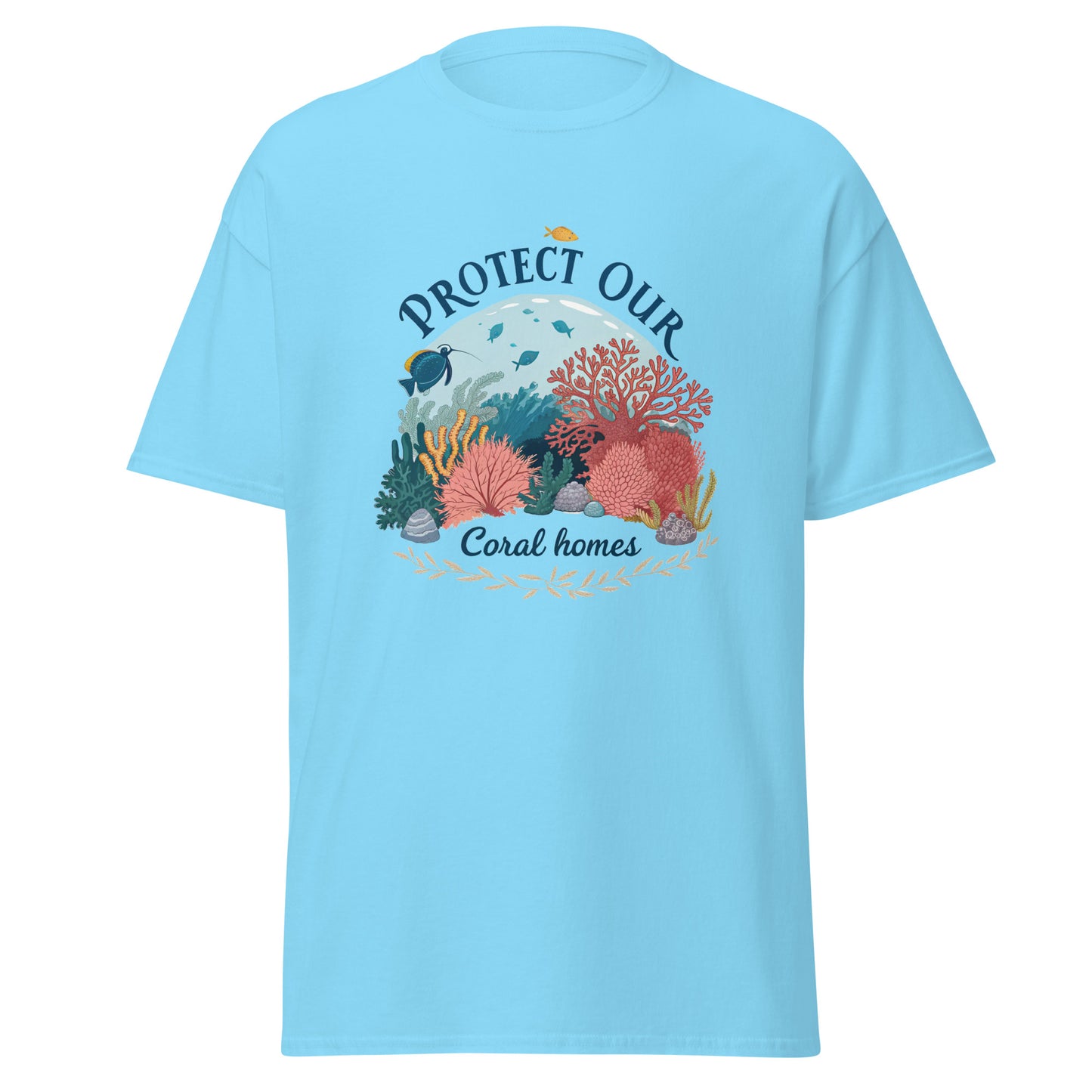 Protect Our Coral Home 2 - tee with print -RKM Inspiration - 48023196