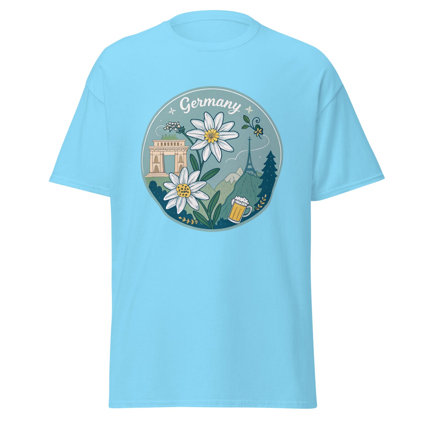 Germany - Unisex classic tee with print -RKM Inspiration - 95700378