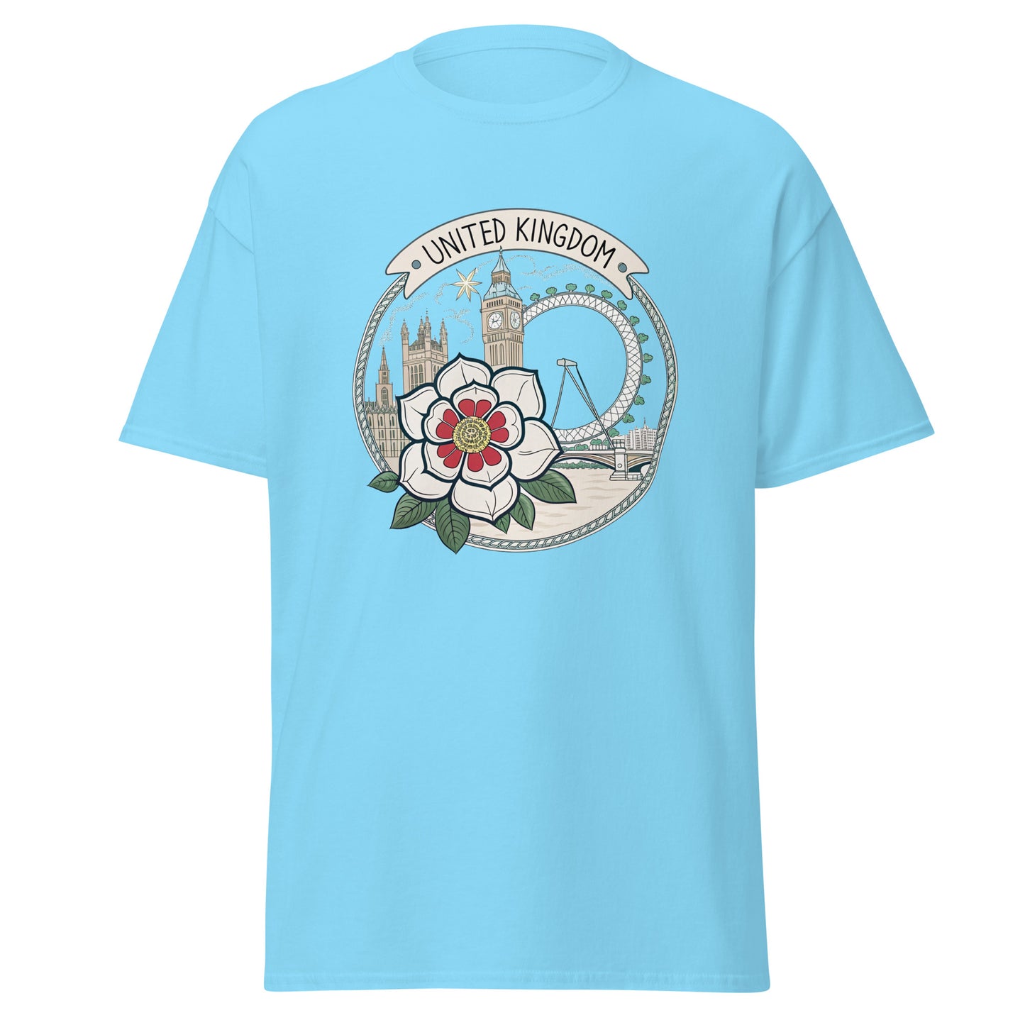 United Kingdom - Unisex classic tee with print -RKM Inspiration - 94189124