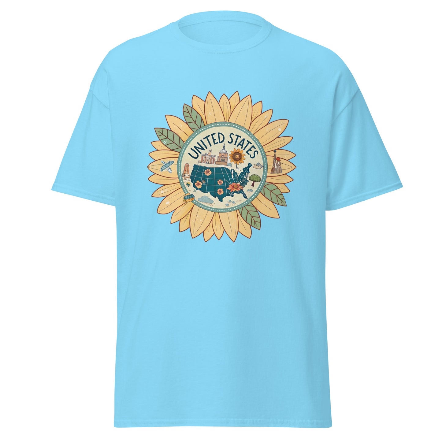 United States - Unisex classic tee with print -RKM Inspiration - 66340052