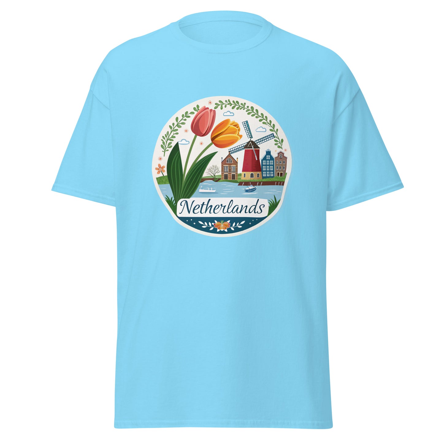 Netherlands - Unisex classic tee with print -RKM Inspiration - 39749377