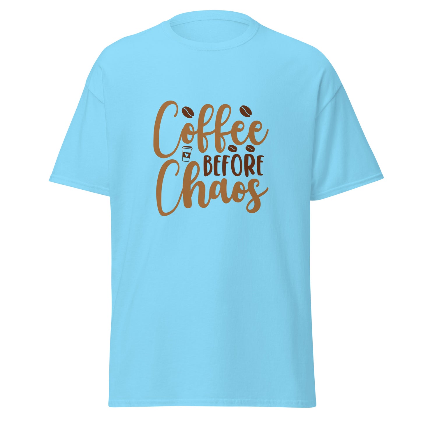 Coffee Before Chaos Shirt – Unisex Classic Tee Print -RKM Inspiration - 35363951