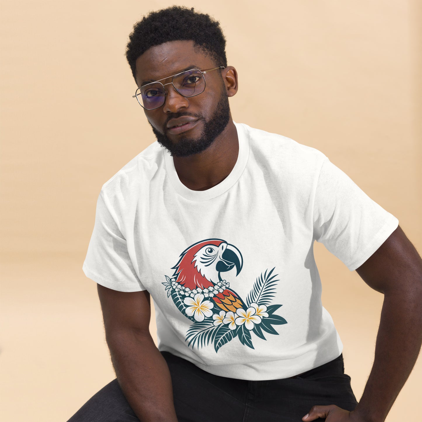 Tahiti Parrot - Unisex classic tee with print -RKM Inspiration - 40303096
