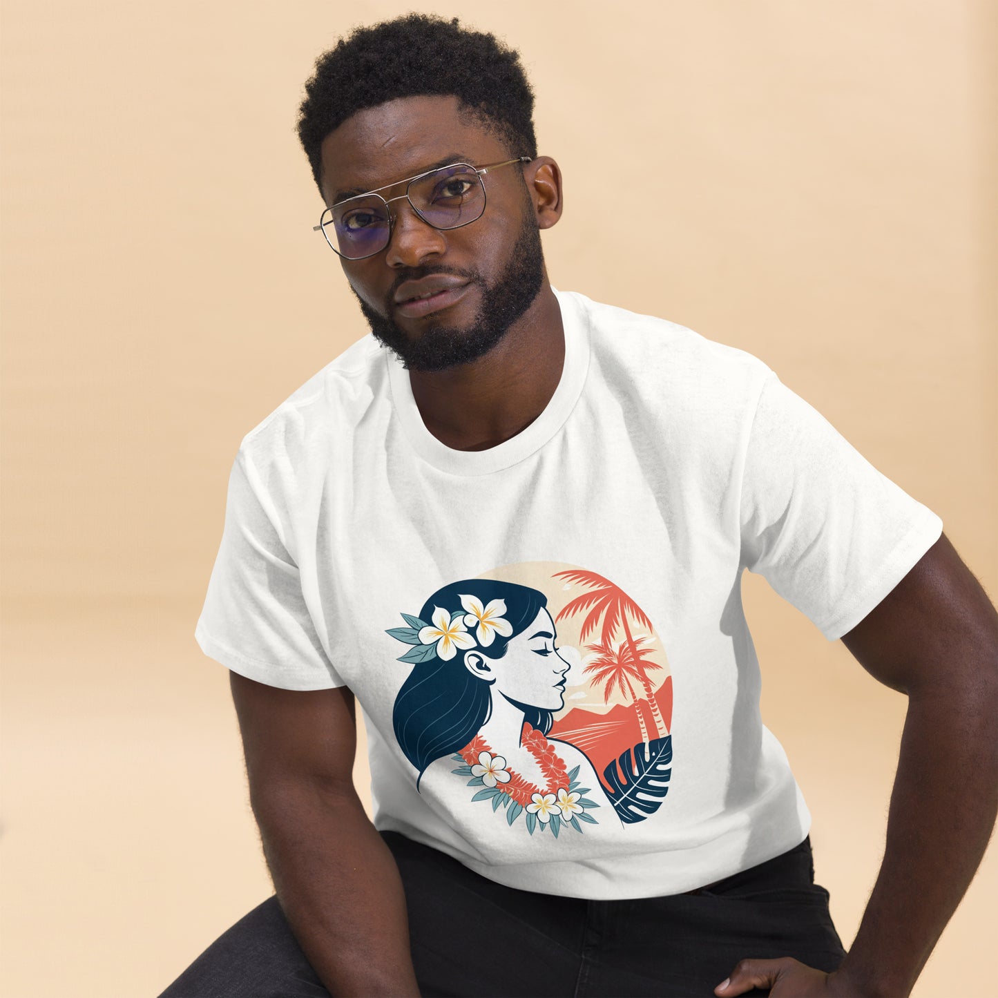 Tahiti Lady - Unisex classic tee with print -RKM Inspiration - 41265771