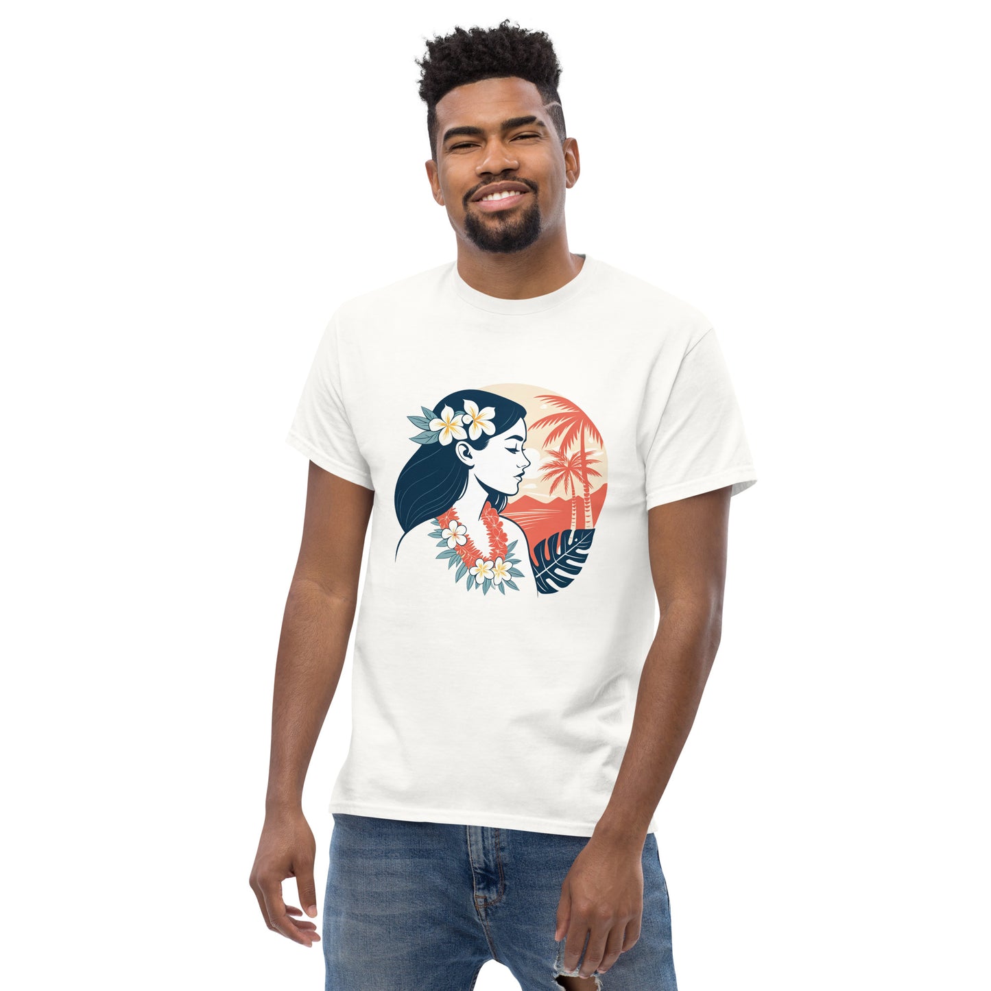 Tahiti Lady - Unisex classic tee with print -RKM Inspiration - 18121329