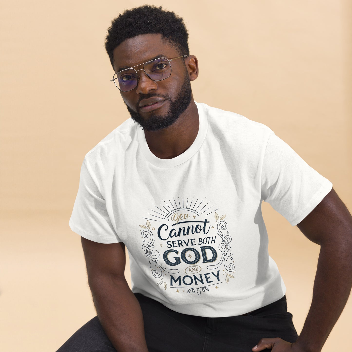 Christian Inspirational T-Shirt - God vs. Money -RKM Inspiration - 16444558