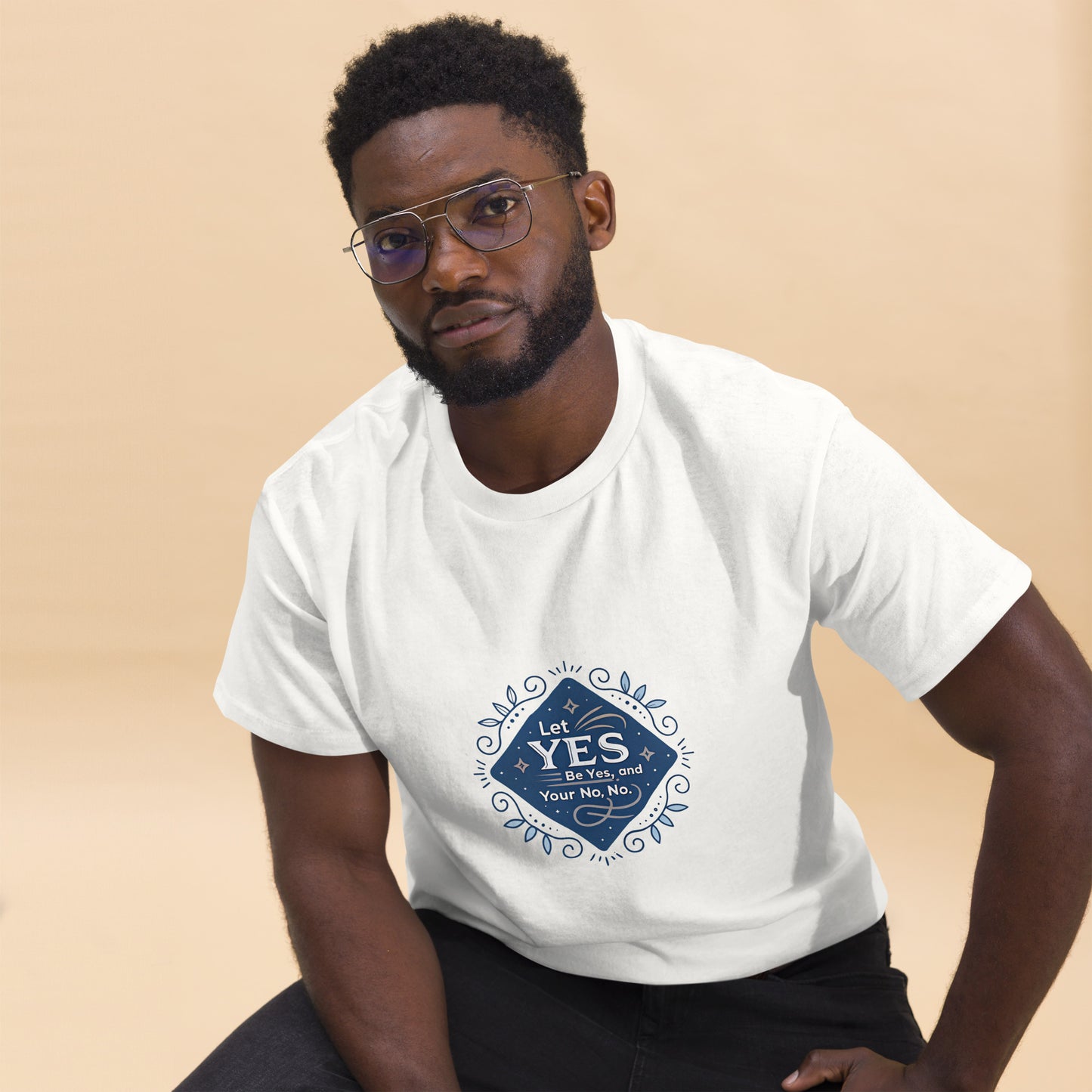 Christian Inspirational T-Shirt - Yes, No -RKM Inspiration - 46047835