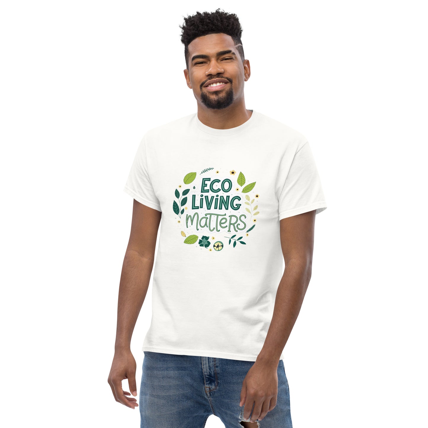 Eco Living Matters Tee with Print -RKM Inspiration - 57646702