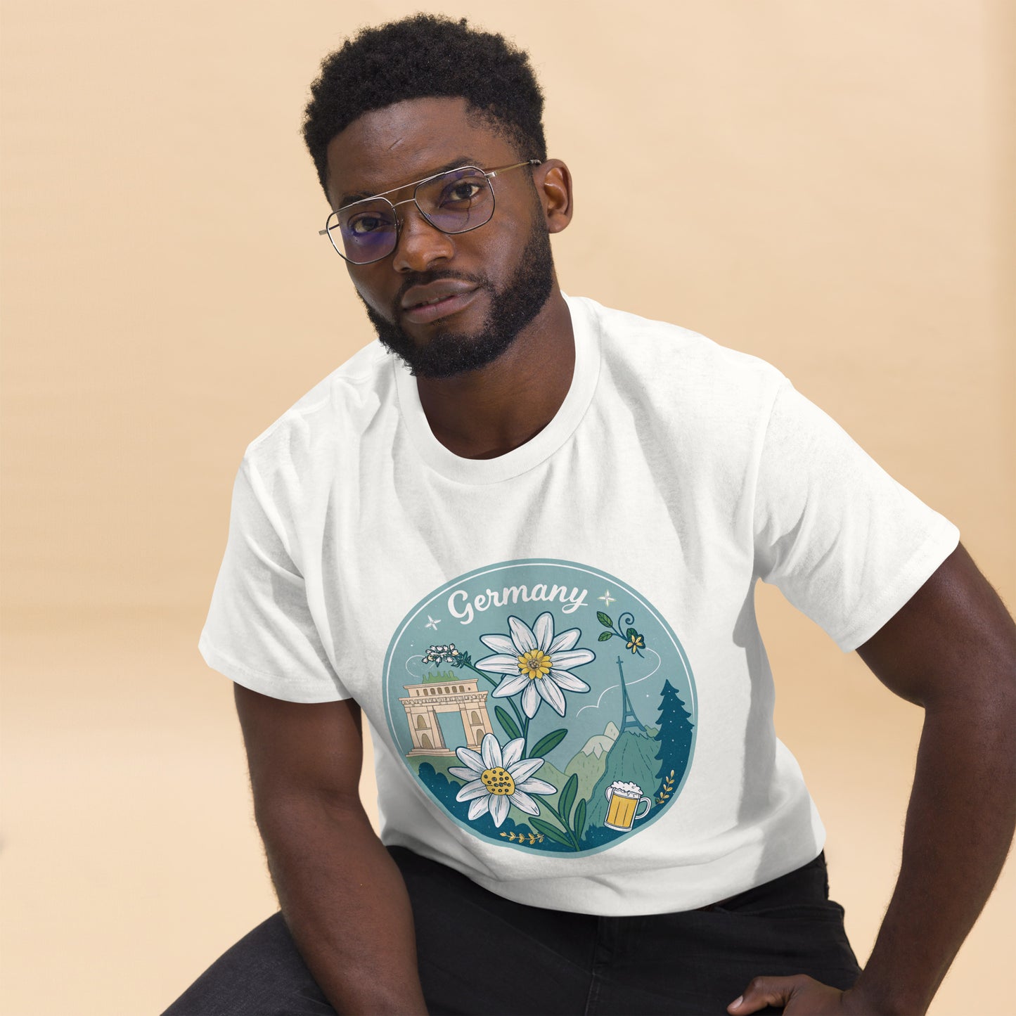 Germany - Unisex classic tee with print -RKM Inspiration - 41813286