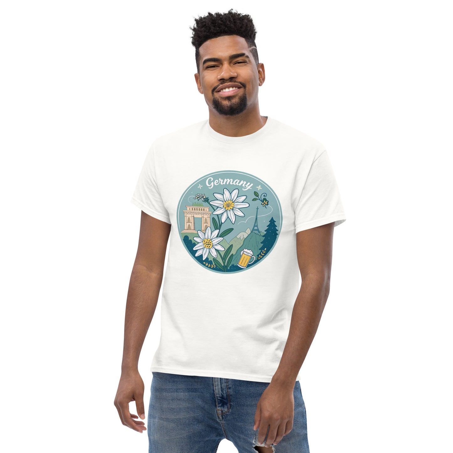 Germany - Unisex classic tee with print -RKM Inspiration - 64044082