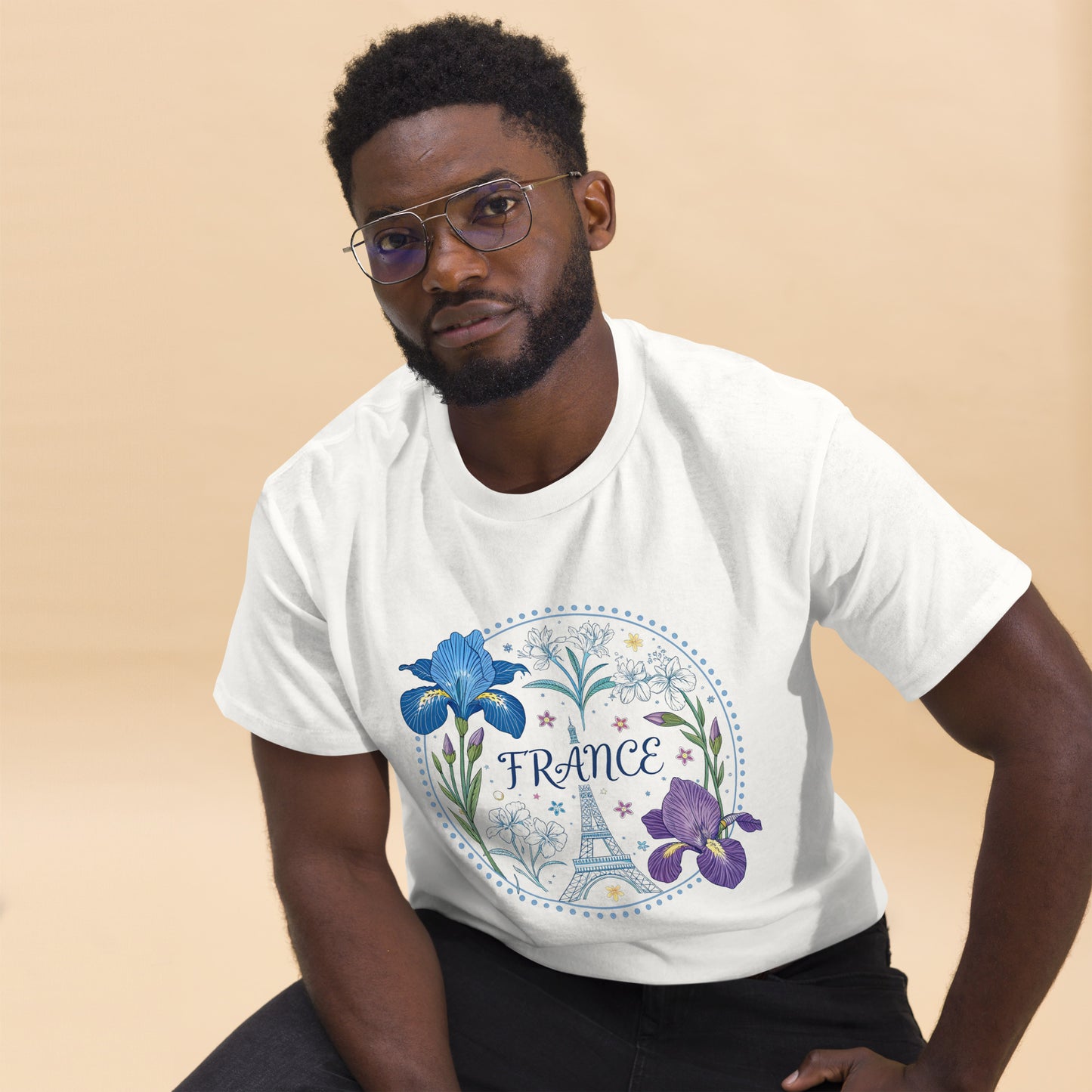 France - Unisex classic tee with print -RKM Inspiration - 18483161