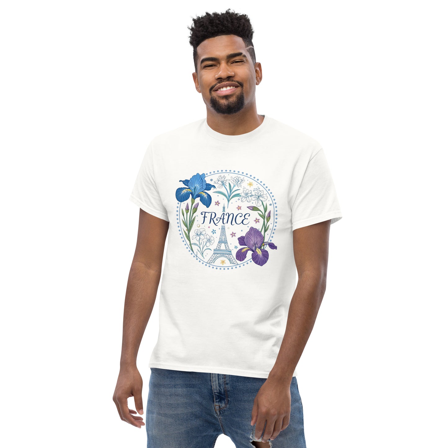 France - Unisex classic tee with print -RKM Inspiration - 1902962