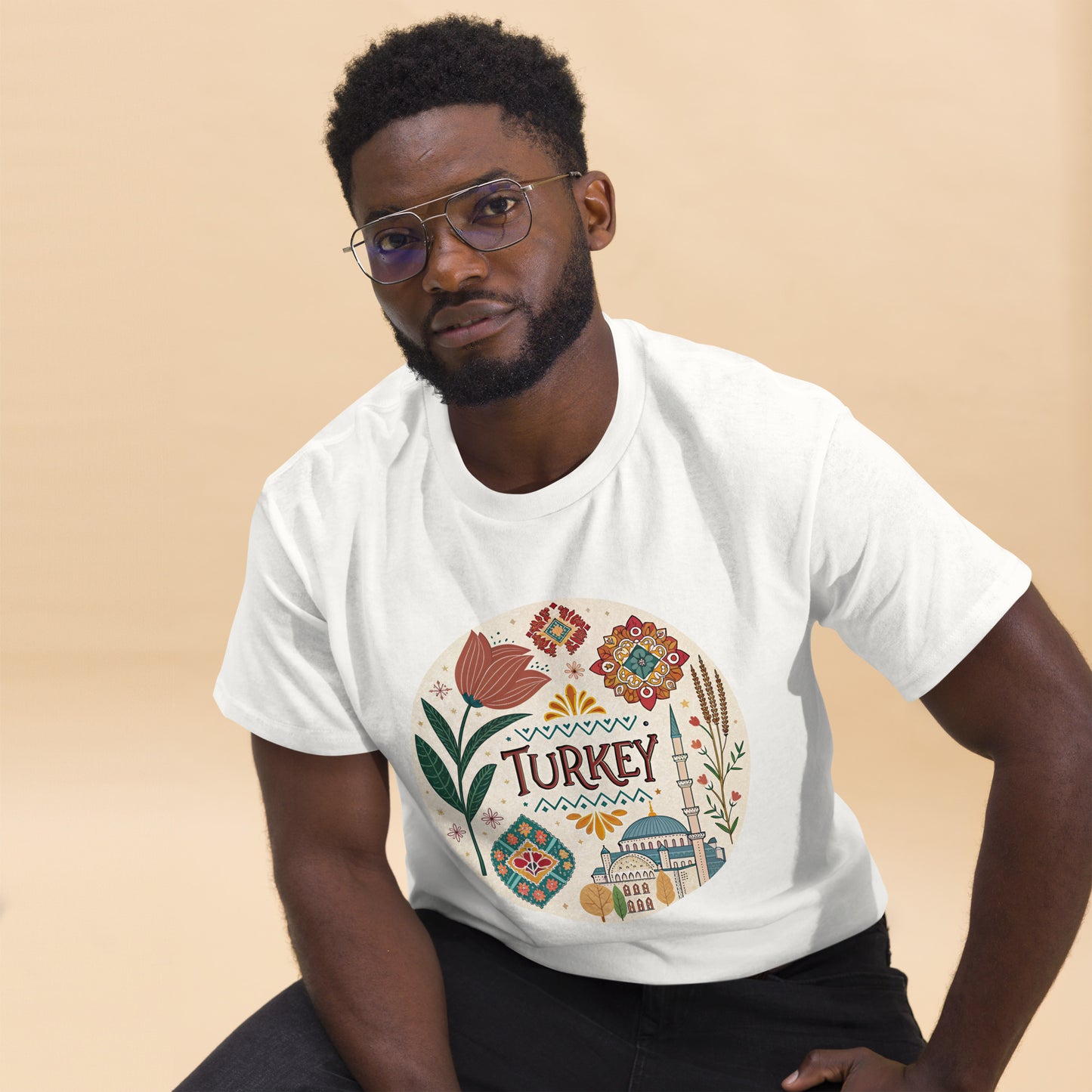 Turkey - Unisex classic tee with print -RKM Inspiration - 80546093