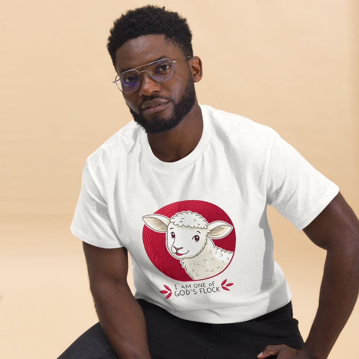 Christian Inspirational T-Shirt - One of God's Flock -RKM Inspiration - 12124928