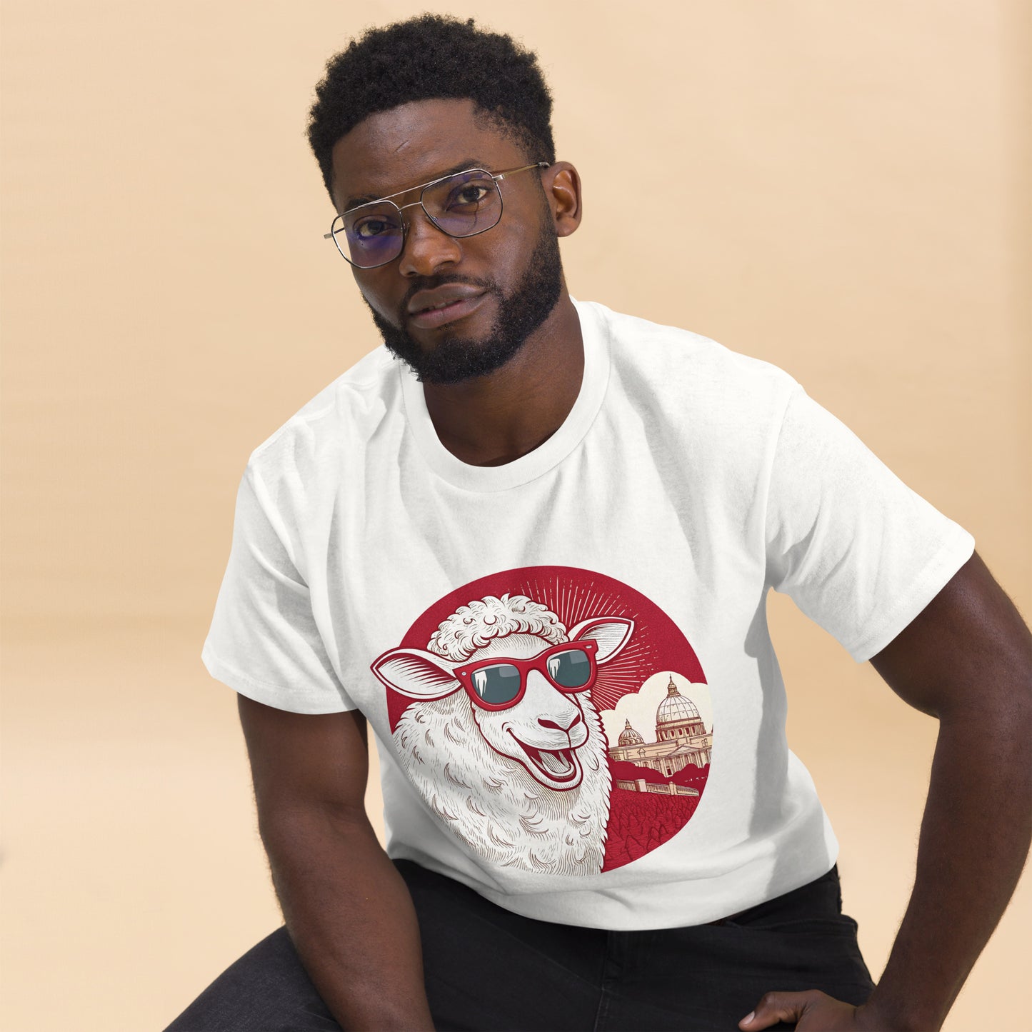 Christian Inspirational T-Shirt - Lamb of Vatican -RKM Inspiration - 87354180