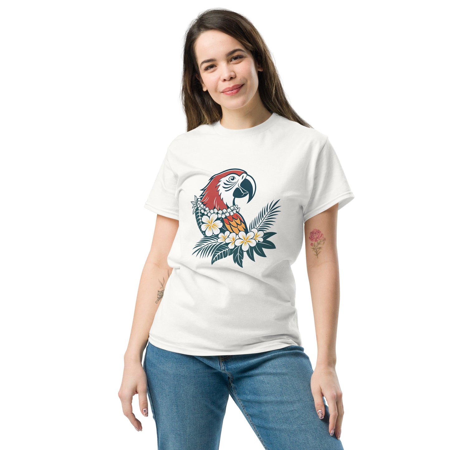 Tahiti Parrot - Unisex classic tee with print -RKM Inspiration - 26280270
