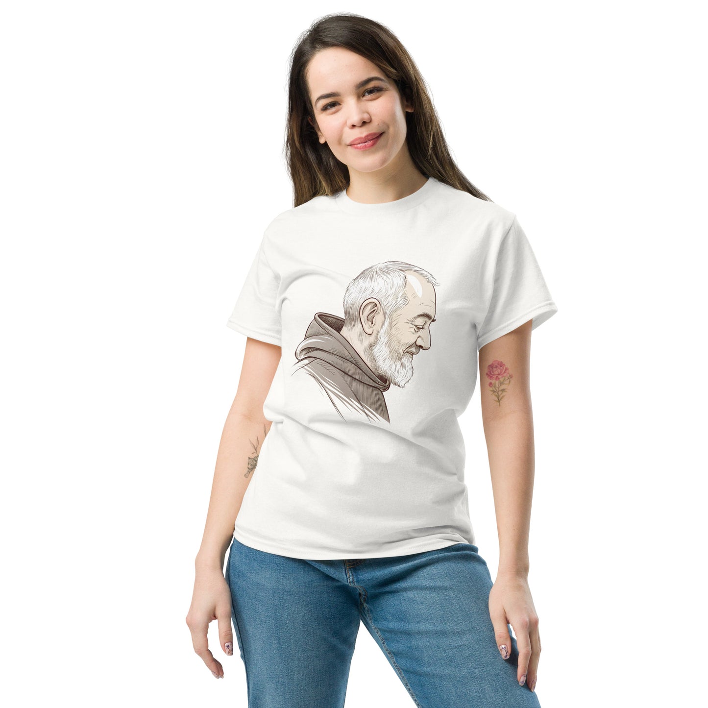 Christian Inspirational T-Shirt - St. Padre Pio -RKM Inspiration - 87073522