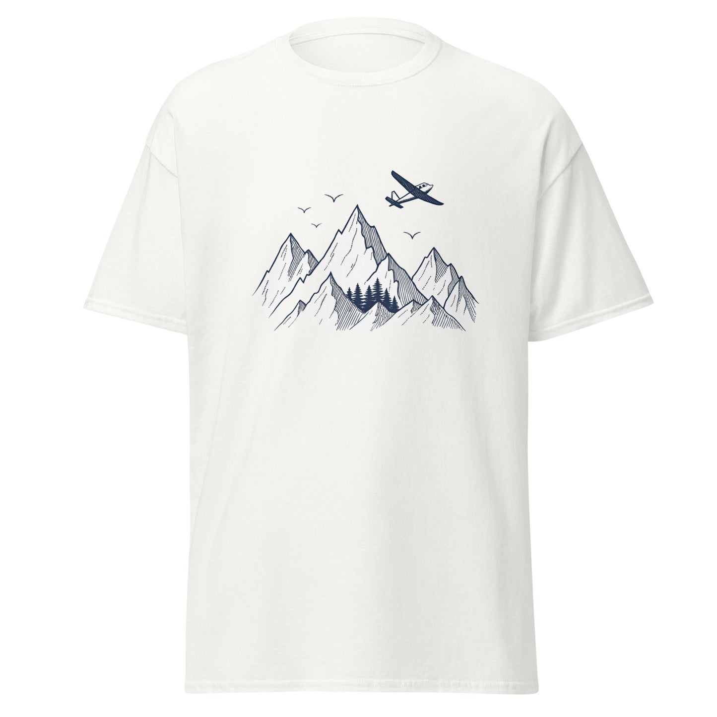 Mountain Peaks - Unisex classic tee with print -RKM Inspiration - 61285047
