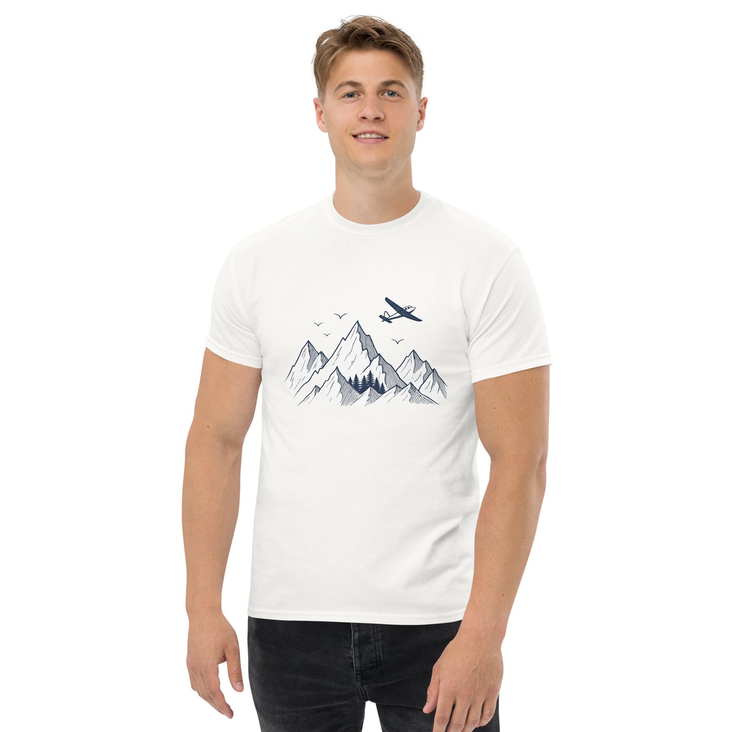 Mountain Peaks - Unisex classic tee with print -RKM Inspiration - 17099072