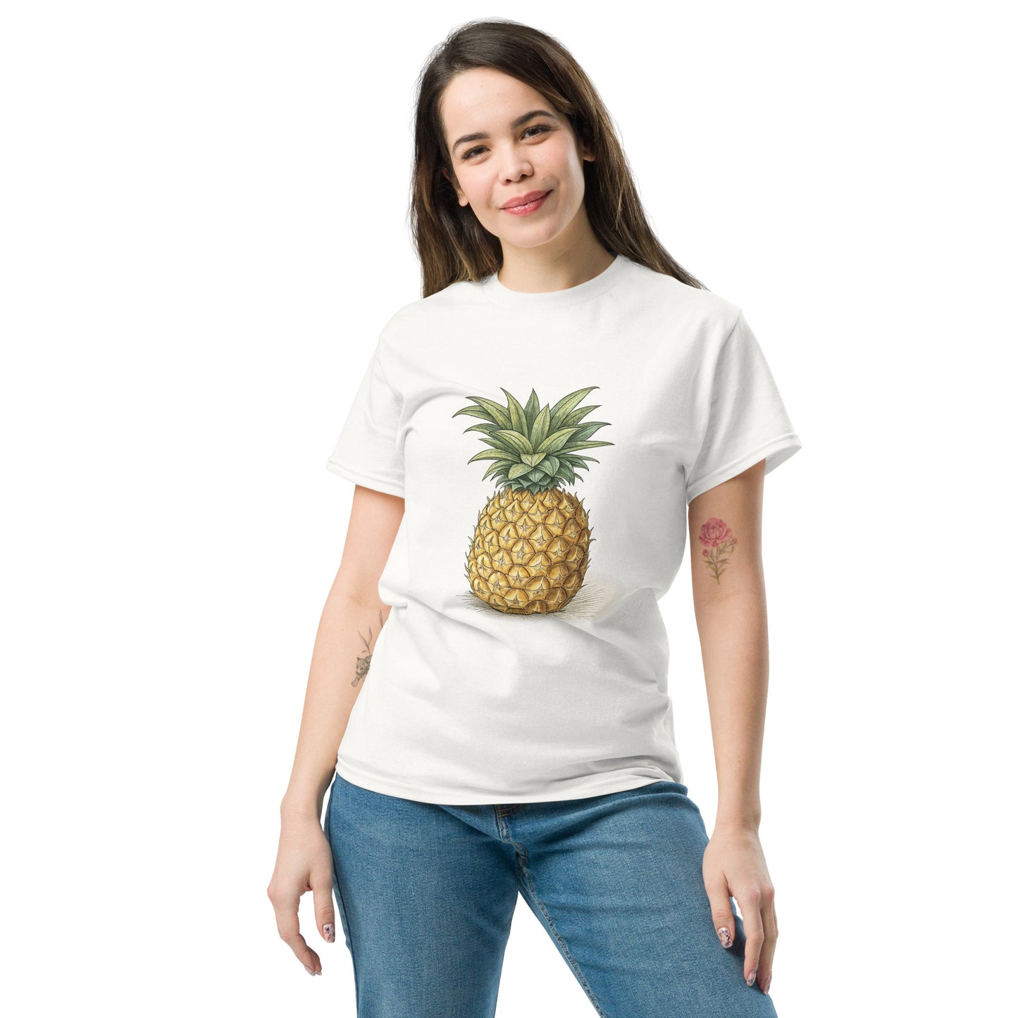Pineapple - Unisex classic tee with print -RKM Inspiration - 42334209