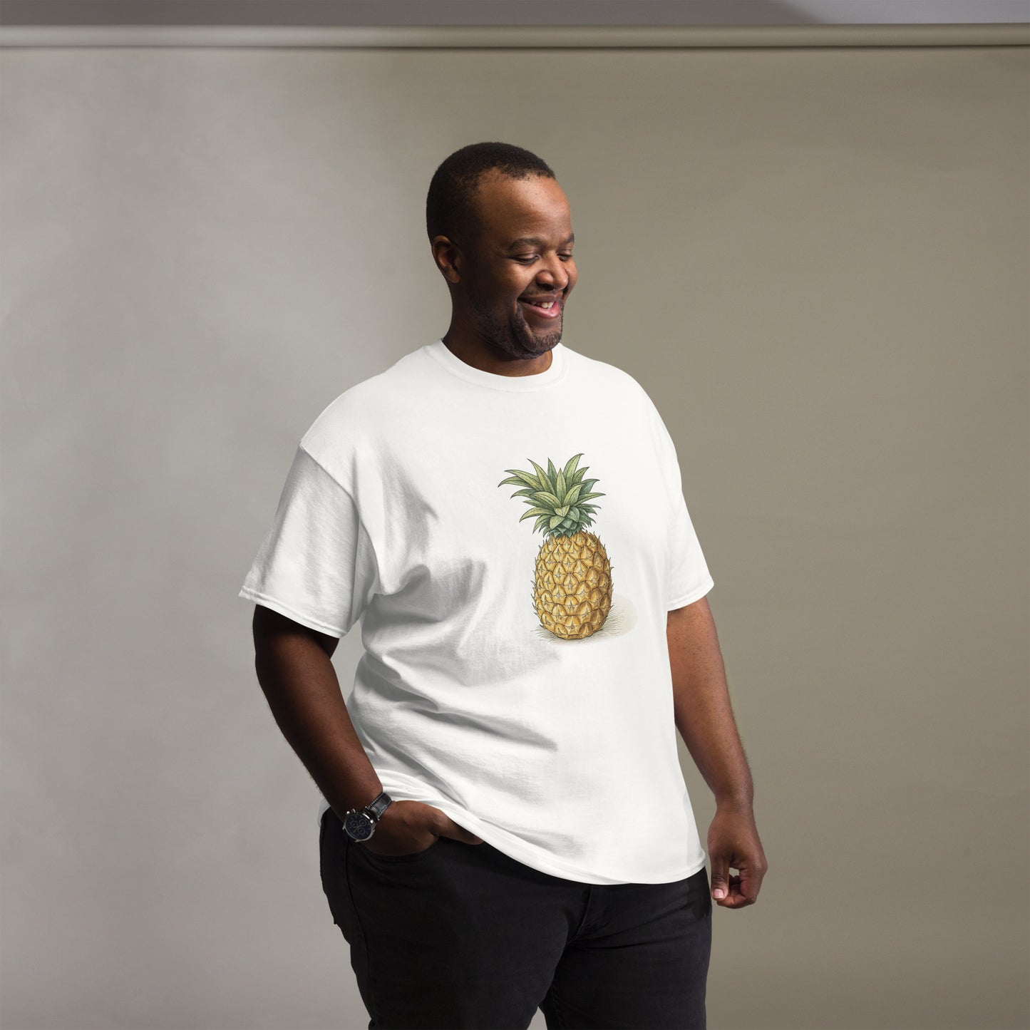 Pineapple - Unisex classic tee with print -RKM Inspiration - 17963350