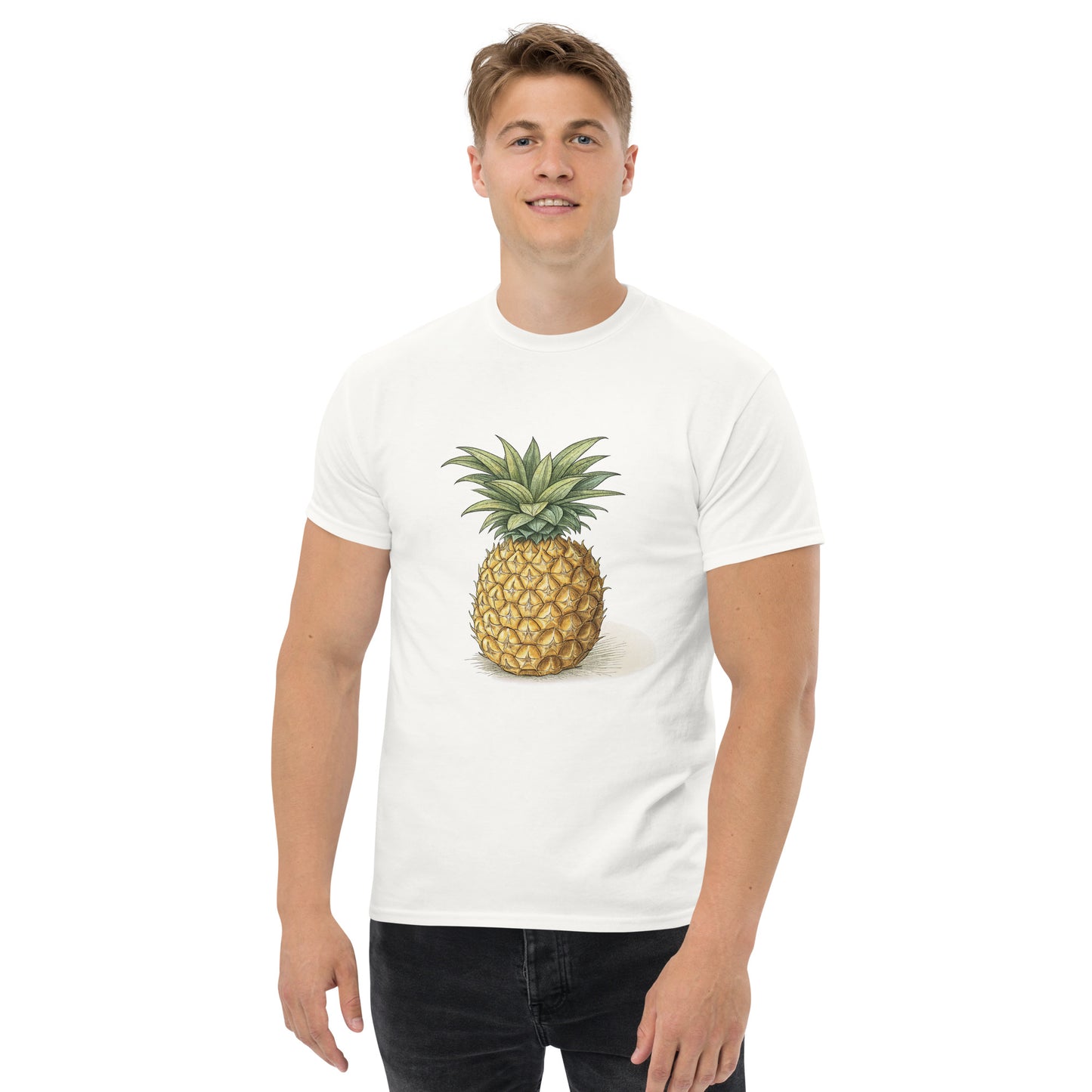 Pineapple - Unisex classic tee with print -RKM Inspiration - 26745870