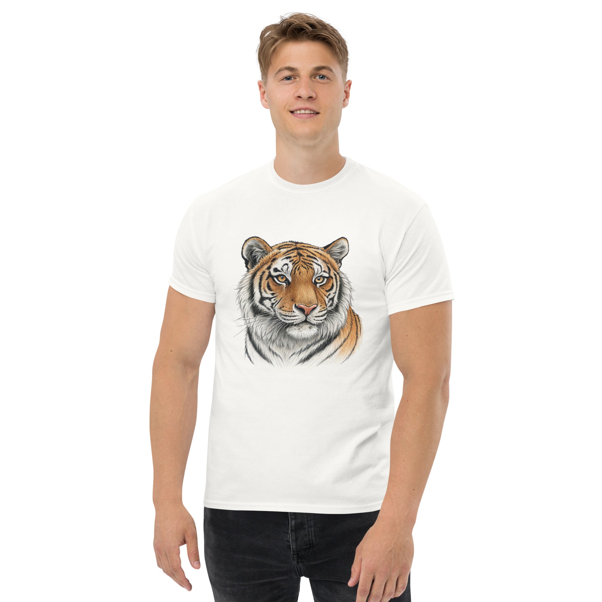 Tiger - Unisex classic tee with print -RKM Inspiration - 83166975
