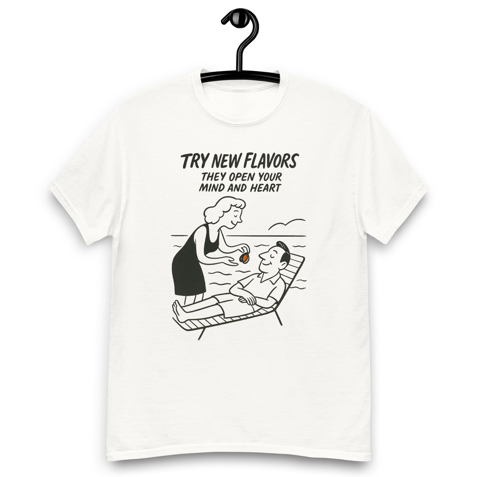 Try New Flavors - Unisex classic tee with print -RKM Inspiration - 25557077